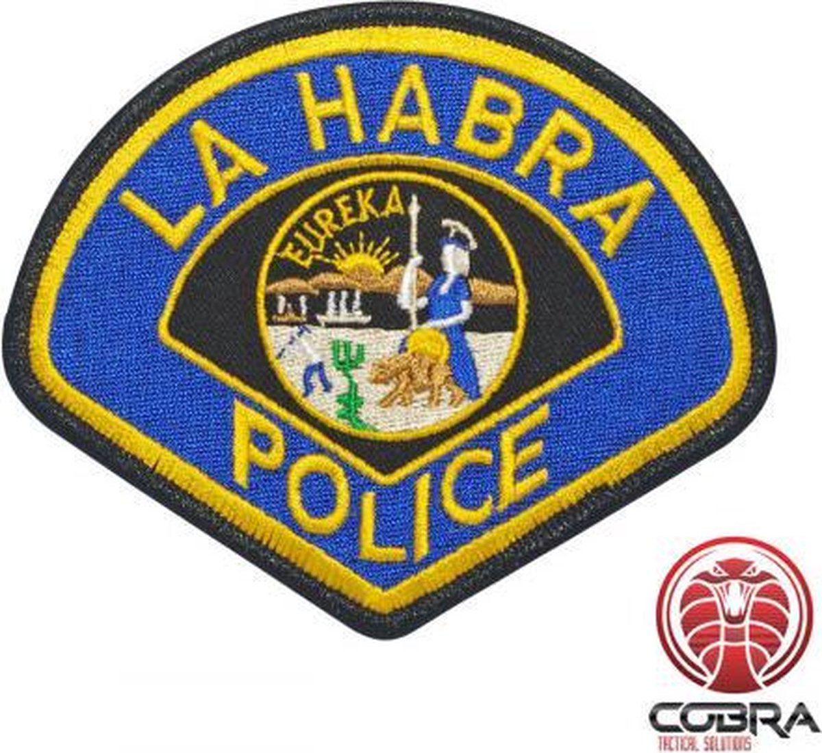 La Habra Police geborduurde patch embleem | Strijkpatch embleemes | Military Airsoft